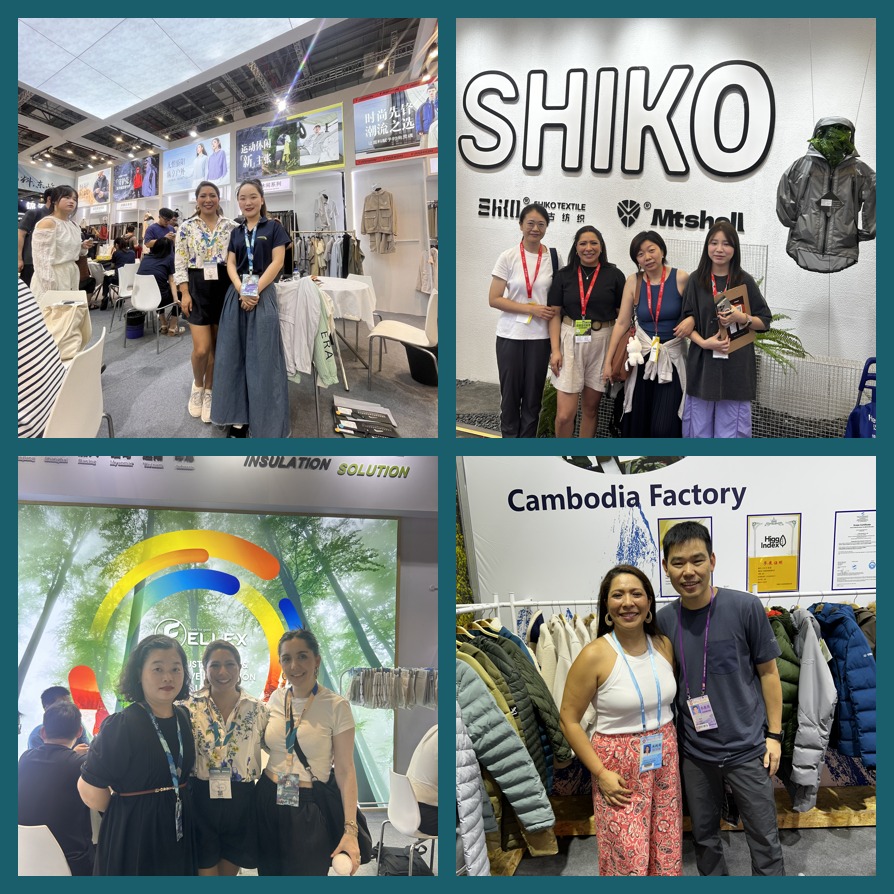 Con proveedores en distintas ferias y fábricas — China y Camboya